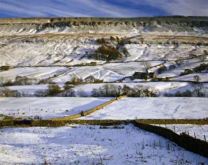 Yorkshire Dales in Winter, Newbiggin, North Yorkshire, England Yorkshire Dales in Winter, Newbiggin, North Yorkshire, England