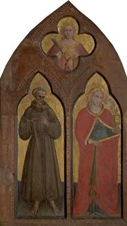 Gold Leaf Gallery: Blessed Gerard of Villamagna and St Mary Magdalen with St Catherine of Alexandria