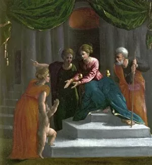 Toddler Gallery: The Christ Child Learning to Walk (Presentation in the Temple)