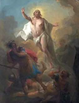 Rising Gallery: Christ Rising from the Tomb and Roman Soldiers Fleeing