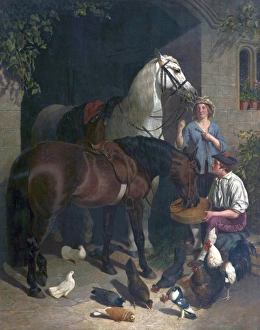 Feeding the Horses (Horses, Figures and Poultry) Feeding the Horses (Horses, Figures and Poultry)