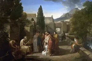 Gathering Collection: Homer Singing His Lliad at the Gate of Athens