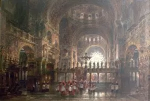 Venice Gallery: Interior of St Marks Basilica, Venice, Italy