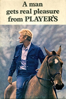 Tobacco Gallery: A man gets real pleasure from PLAYER S, 1967