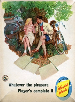 Tobacco Gallery: Whatever the pleasure: Cycling, 1955