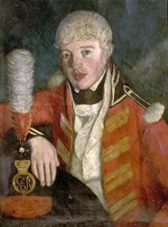 Local people Gallery: Portrait of an Officer (probably Major William Wylde, 1803-1808, OC, Southwell Volunteer Infantry)