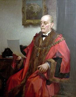 Posthumus Portrait of Alderman E.L. Manning- Arthur Spooner