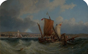 Shipping off North Yarmouth - John Wilson Carmichael Shipping off North Yarmouth - John Wilson Carmichael