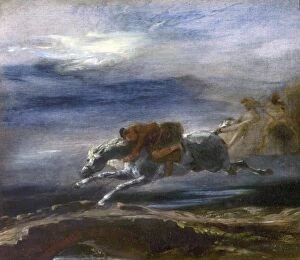 Poem Gallery: Tam O Shanter (after the poem by Robert Burns) - Eugene Delacroix