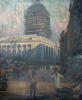 Market Square Gallery: View of The Council House, Nottingham, from South Parade