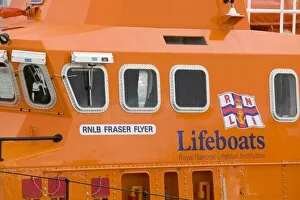 A lifeboat in Mallaig Scotland