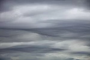 S049 Collection: Patterns in cloud on an occluded front over the Lake District hills in Ambleside, Cumbria, UK
