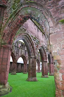 Sweetheart Abbey in Dumfries and Galloway Scotland