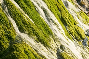 A waterfall in Stanah Gill on the Helvellyn Range Lake District UK A waterfall in Stanah Gill on the Helvellyn Range Lake District UK