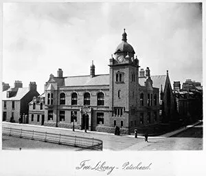View of the library, 53 St Peters Street, Peterhead. Date: c1890