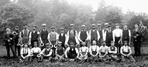 Related Images Gallery: View of quoiting team at St Fort House, Fife. Date: 1893-1896