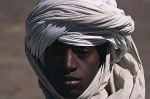 20062520 ALGERIA Assekrem Portrait of nomadic shepherd in the Hoggar Mountains 20062520 ALGERIA Assekrem Portrait of nomadic shepherd in the Hoggar Mountains