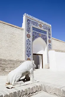 The arch in the Coronation Hall, in the Ark Fortress, Registan Square, Bukhara The arch in the Coronation Hall, in the Ark Fortress, Registan Square, Bukhara