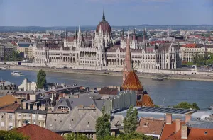 Danube River View Print