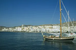 Greece Cyclades Islands Syros Ermoupolis Print