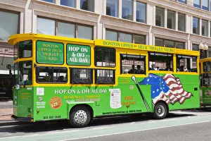 Boston city sightseeing bus, Boston, Massachusetts, USA Boston city sightseeing bus, Boston, Massachusetts, USA