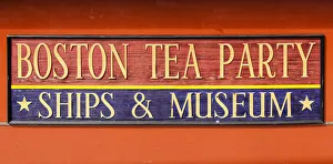 Boston Tea Party Ships and Museum sign, outside Museum, Congress Street Bridge, Boston Boston Tea Party Ships and Museum sign, outside Museum, Congress Street Bridge, Boston