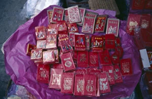 Images Dated 6th July 2009: CHINA, Festivals, Chinese New Year New Year Laisee or lucky packets