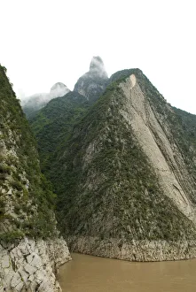 China, Hubei, Three Gorges Gathering Immortals Peak in the Wu Gorge China, Hubei, Three Gorges Gathering Immortals Peak in the Wu Gorge