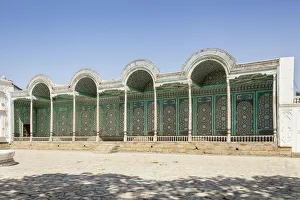 Courtyard of Summer Residential Palace, Sitorai Mohi Hossa Folk Art Museum, Bukhara Courtyard of Summer Residential Palace, Sitorai Mohi Hossa Folk Art Museum, Bukhara