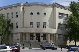 Croatia, Zagreb, Old Town, Exterior of VII. Gymnasium high school Croatia, Zagreb, Old Town, Exterior of VII. Gymnasium high school