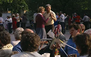 CZECH REPUBLIC, Prague Couples dancing in Pragueis Park of Culture CZECH REPUBLIC, Prague Couples dancing in Pragueis Park of Culture