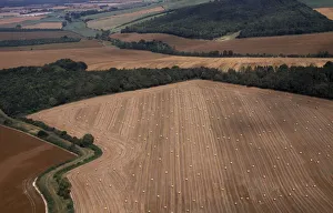 ENGLAND, Dorset, Agriculture Aerial view over arable landscape ENGLAND, Dorset, Agriculture Aerial view over arable landscape