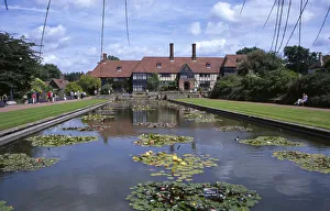 Images Dated 6th October 2008: ENGLAND Surrey Woking Wisley Royal Horticultural Society Garden View across formal pond