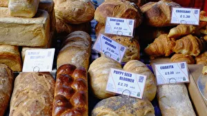 Food, Fresh, Markets, Display of various breads for sale Food, Fresh, Markets, Display of various breads for sale