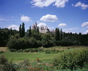 FRANCE, Picardie, Oise Chateau de Pierrefonds, dating from 14th C FRANCE, Picardie, Oise Chateau de Pierrefonds, dating from 14th C