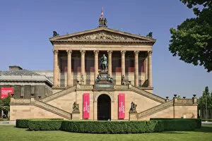Images Dated 13th June 2014: Germany, Berlin, Alte National Galerie, Old National Gallery building housing a