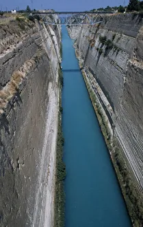 GREECE, Peloponese, Corinth The Corinthian Canal GREECE, Peloponese, Corinth The Corinthian Canal