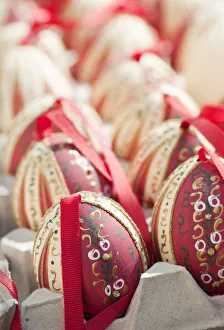 Hand-painted and hand decorated egg shells to celebrate Easter at the Old Vienna Easter Hand-painted and hand decorated egg shells to celebrate Easter at the Old Vienna Easter