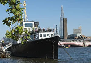 HMS President has been moored in the Thames near the Embankment station for more than 80 HMS President has been moored in the Thames near the Embankment station for more than 80