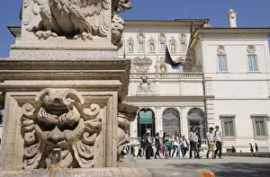 Italy, Lazio, Rome, Villa Borghese, Museo & Galleria Borghese exterior