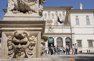 Italy, Lazio, Rome, Villa Borghese, Museo & Galleria Borghese exterior Italy, Lazio, Rome, Villa Borghese, Museo & Galleria Borghese exterior