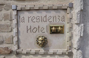 Italy, Veneto, Venice, Hotel La Residenza doorbell, Arsenale