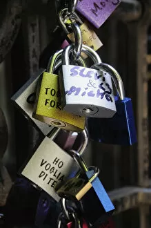 Italy, Veneto, Verona, lover's locks, Casa di Giulietta