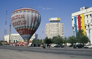 KAZAKHSTAN, Almatr Hot air balloon as part of the eKazakhstan Dayi celebrations KAZAKHSTAN, Almatr Hot air balloon as part of the eKazakhstan Dayi celebrations