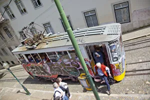 Estremadura Gallery: Portugal, Estremadura, Lisbon, Bairro Alto, Elevador da Gloria