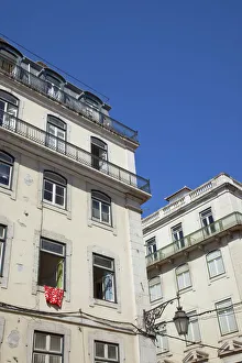 Estremadura Gallery: Portugal, Estremadura, Lisbon, Portugal, Estremadura, Lisbon, Baixa district, Typical architecture