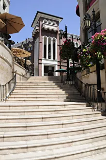 Rodeo Drive. Spanish steps leading to Two Rodeo shopping alley Rodeo Drive. Spanish steps leading to Two Rodeo shopping alley