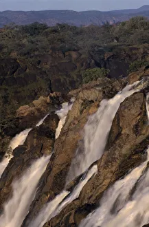 Ruacanna Falls on the Namibia border with Angola Ruacanna Falls on the Namibia border with Angola