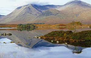 Scotland, Argyll and Bute, Rannoch Moor, Loch Na H Achlaise at Rannoch Moor Scotland, Argyll and Bute, Rannoch Moor, Loch Na H Achlaise at Rannoch Moor