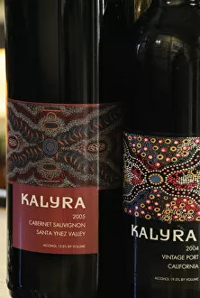 Selection of local wines Kalyra Winery Santa Barbara